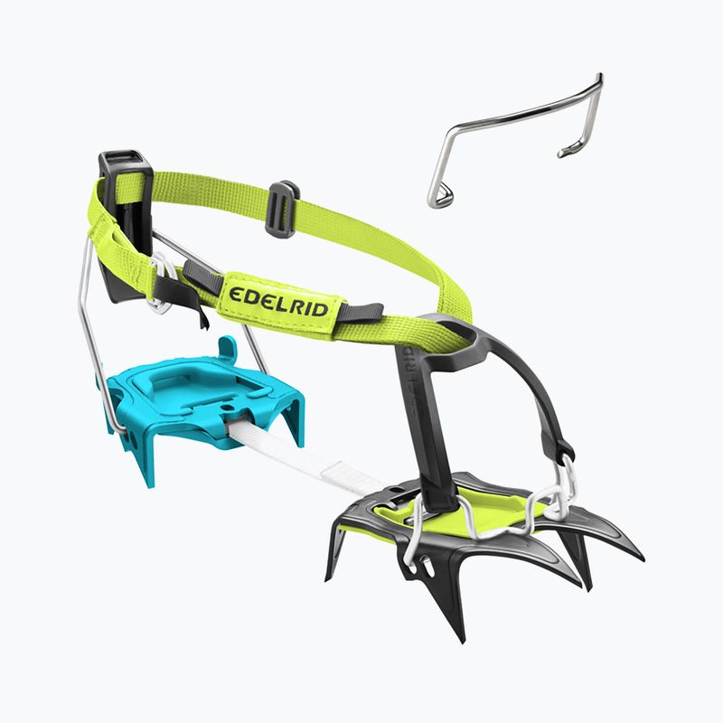 Crampoane automate EDELRID Nemo Hybrid Auto oasis/icemint