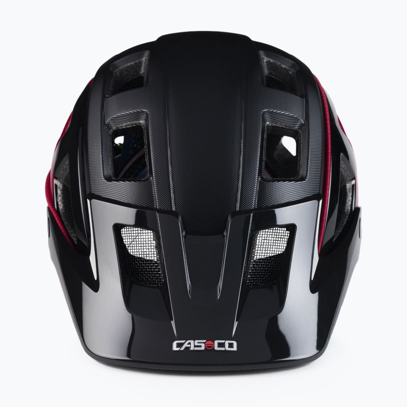 Cască de biciclist CASCO MTBE 2 negru/roșu 04.1325 2