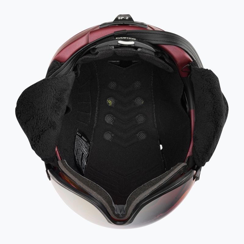 CASCO cască de schi SP-2 Carbonic Visor roșu 07.3738 5