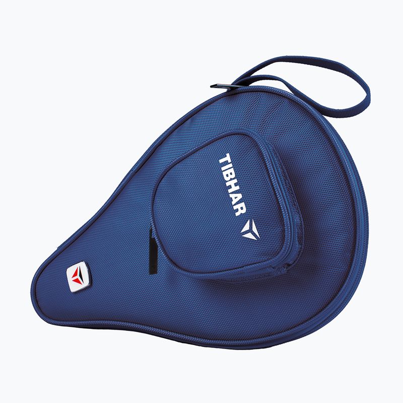 Husă pentru rachetă de tenis de masă Tibhar Hong Kong Round navy blue