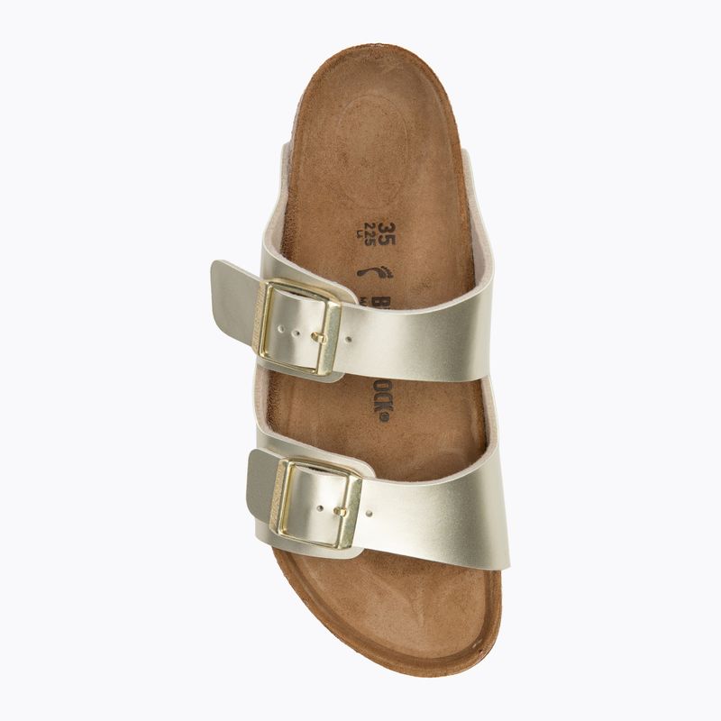 Klapki BIRKENSTOCK Arizona BF Narrow electric metallic gold 5