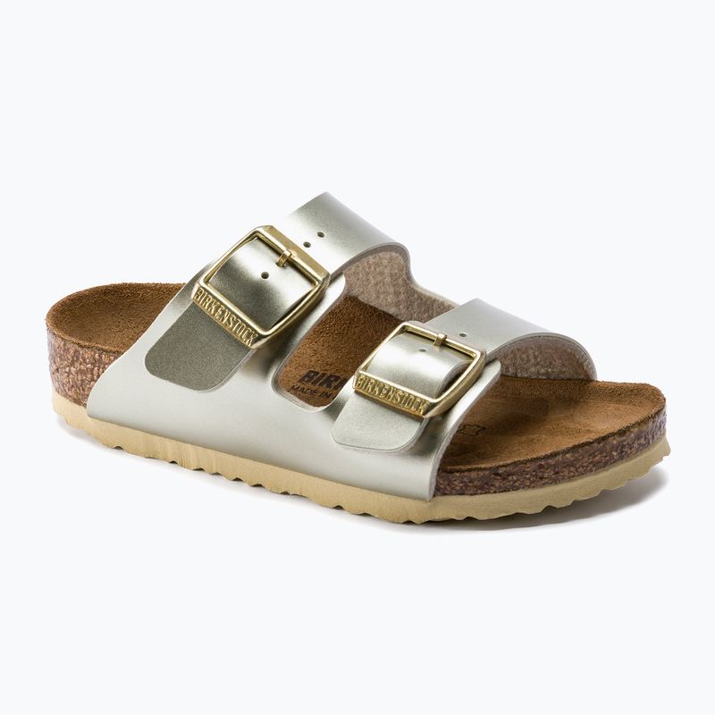 Papuci BIRKENSTOCK Arizona BF Narrow electric metallic gold 8