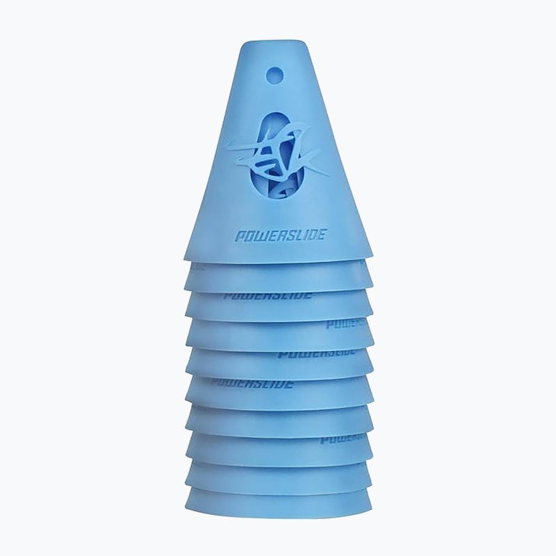 Powerslide CONES Pachet de 10 conuri de slalom albastru 908009