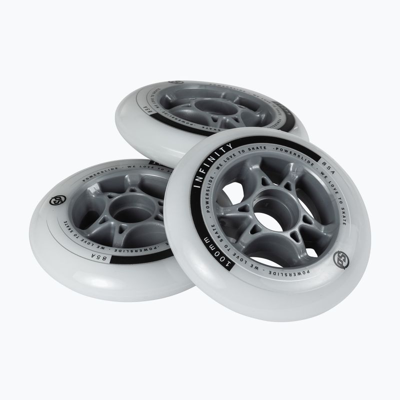 Powerslide Infinity II roți pentru role 4-Pack 4 buc alb 905224 6