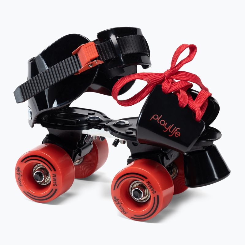 Copii Playlife Sugar Rollerskates negru/roșu 880179