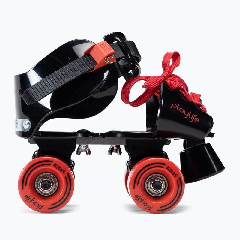 Copii Playlife Sugar Rollerskates negru/roșu 880179 2