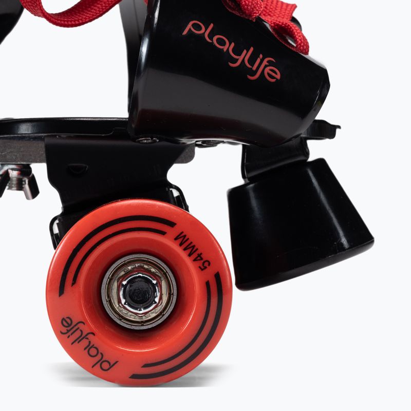 Copii Playlife Sugar Rollerskates negru/roșu 880179 5