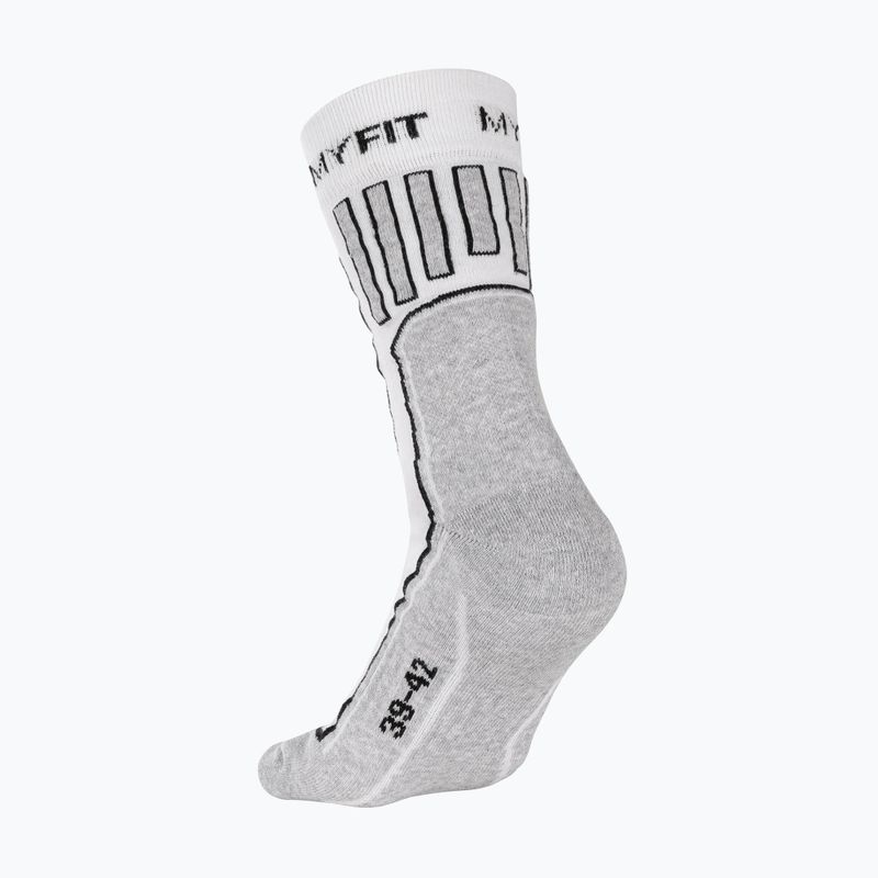 Powerslide MyFit șosete pentru patine cu rotile alb/gri 900988 5