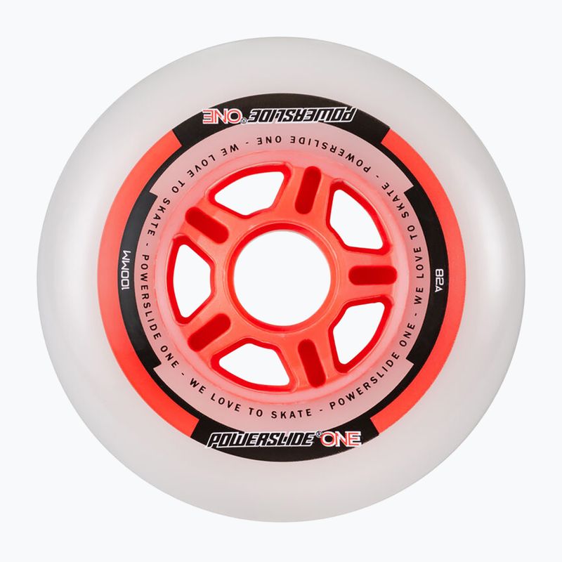 Roți pentru role Powerslide One 100/82A 4 buc. red