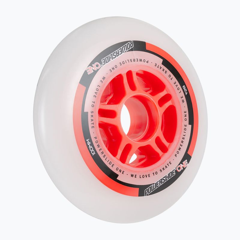 Roți pentru role Powerslide One 100/82A 4 buc. red 2
