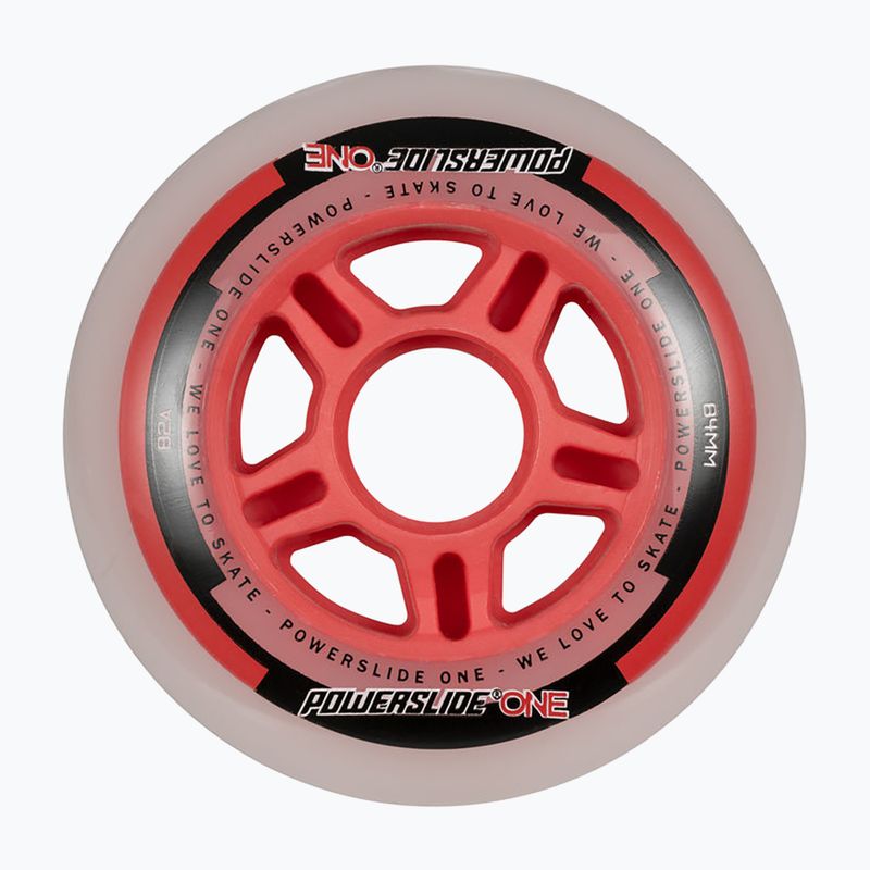 Roți pentru role Powerslide One 84/82A 4 buc. red
