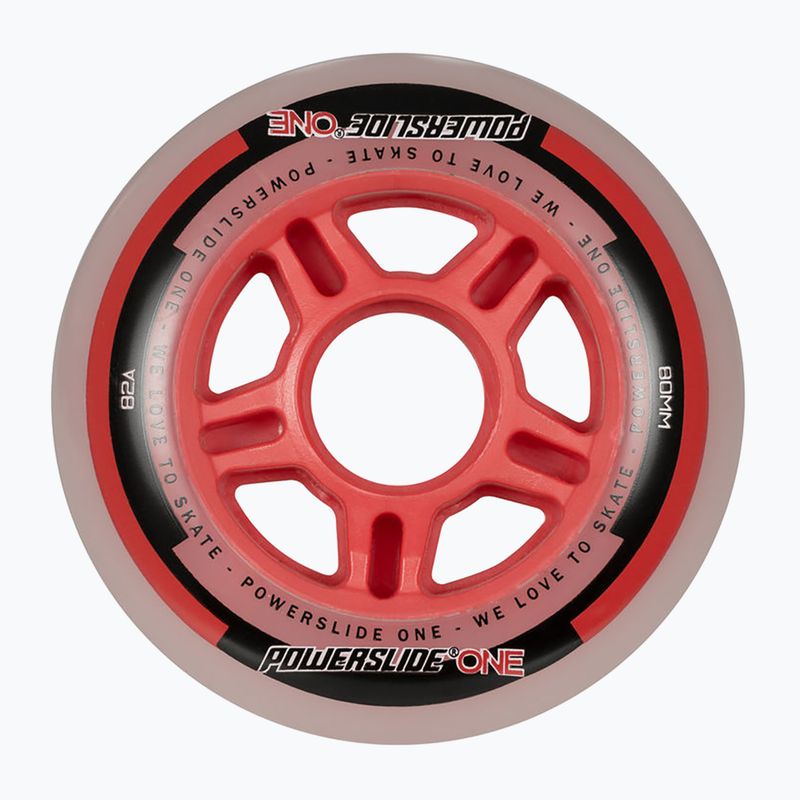 Roți pentru rolePowerslide One 80/82A 4 buc. red