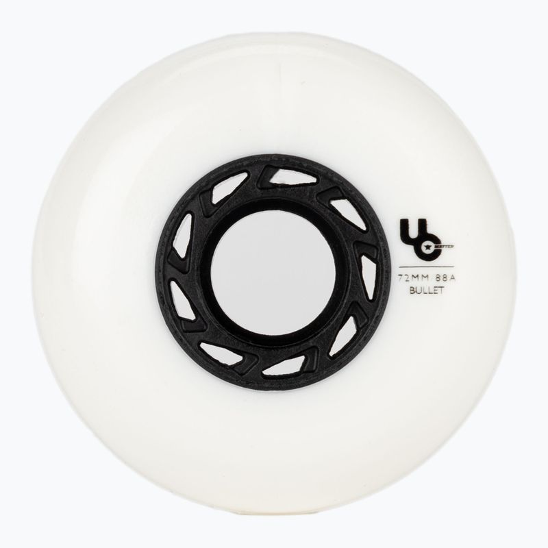 Powerslide Team 72 Pachet de 4 roți albe pentru role 406181 2