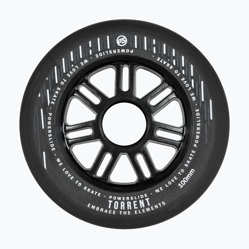 Roți de role Powerslide Torrent Rain 100 mm/84A 4 buc. black