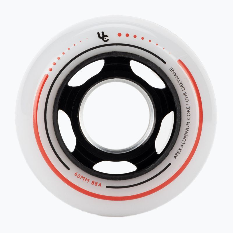 UNDERCOVER WHEELS Apex 60 4-Pack alb/negru roți de role 406192 2