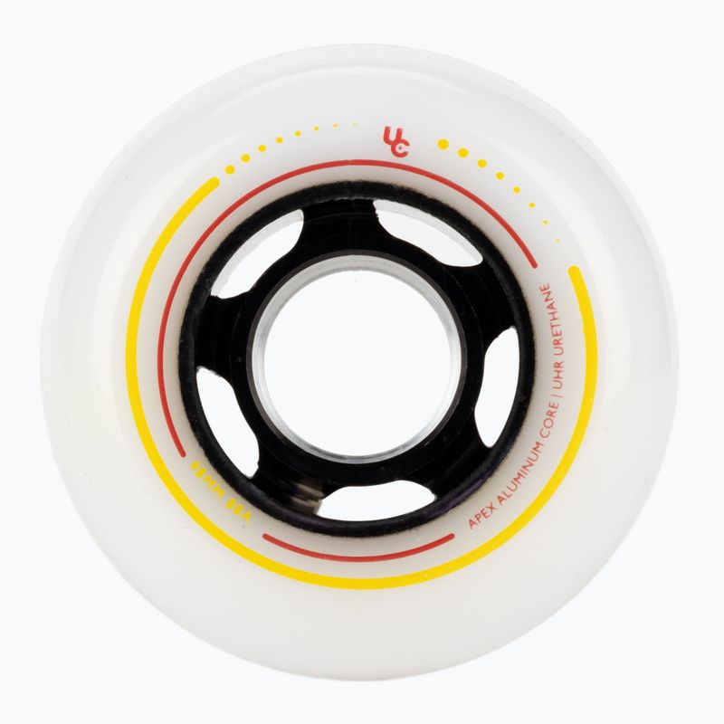 UNDERCOVER WHEELS Apex 68 4-Pack alb/negru roți de role 406194 2