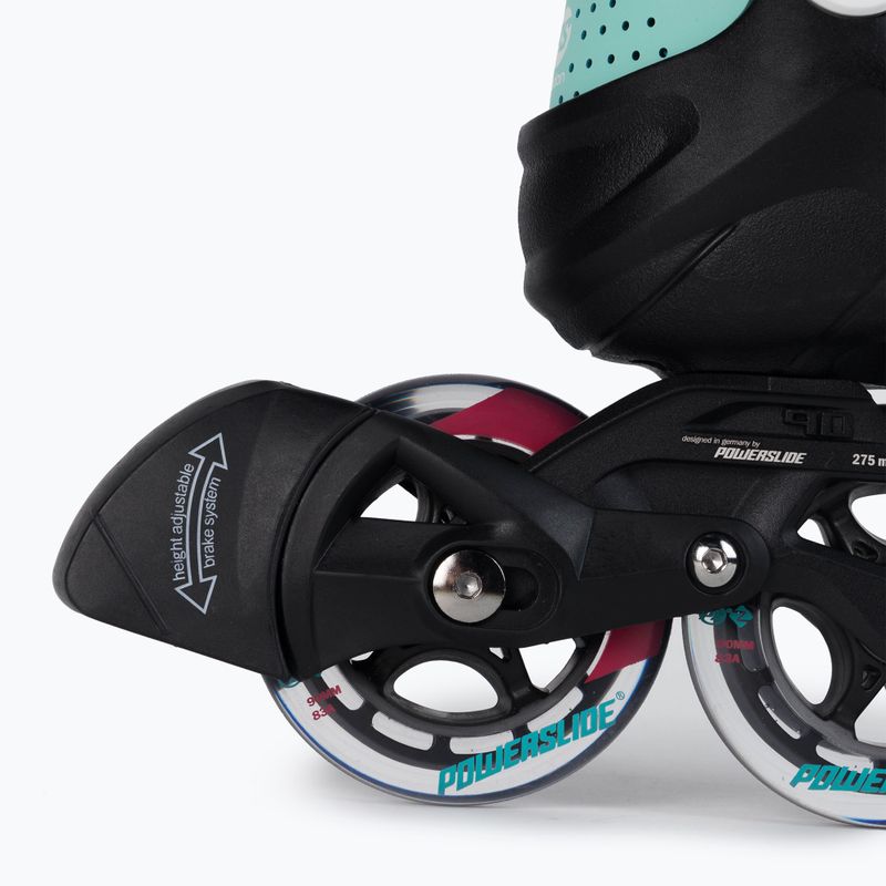 Patine pentru femei Powerslide Phuzion Radon Teal 90 negru 902011 7