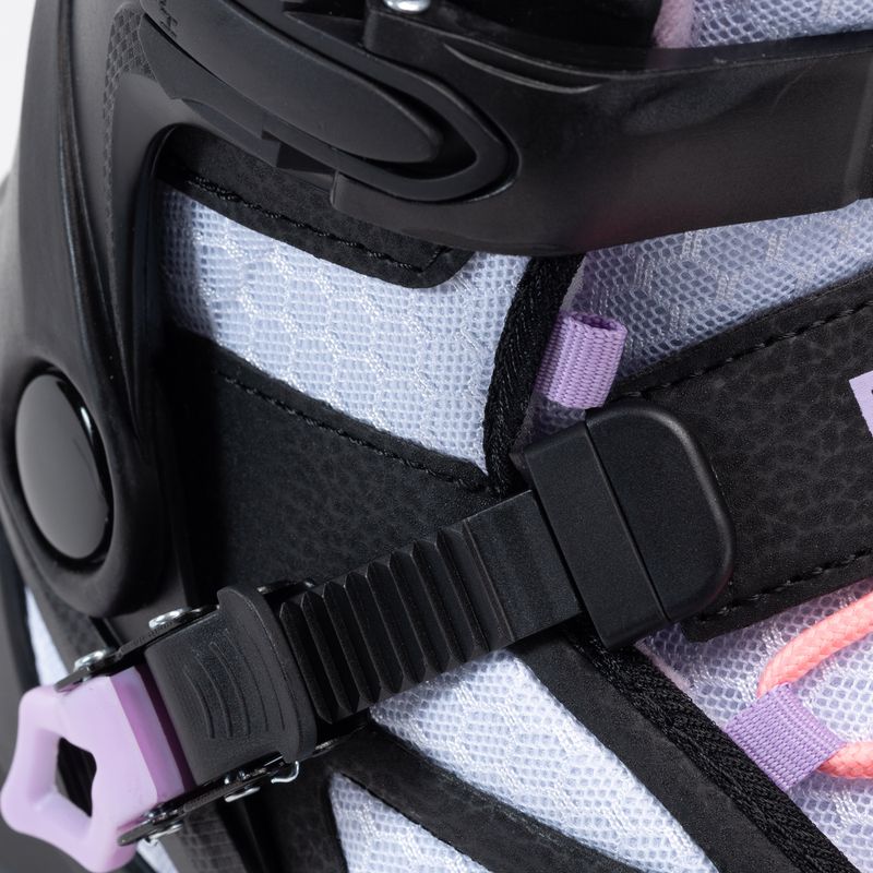 Patine în linie Playlife Lancer 84 pentru femei, negru violet 880274 6