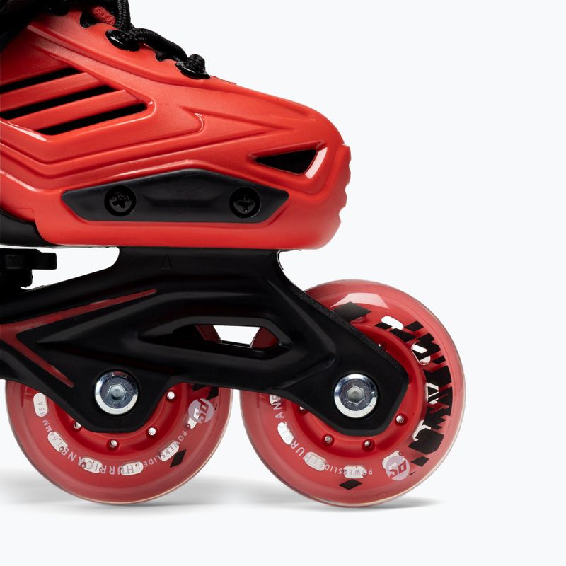 Patine pentru copii Powerslide Khaan Junior LTD roșu/negru 940671 6