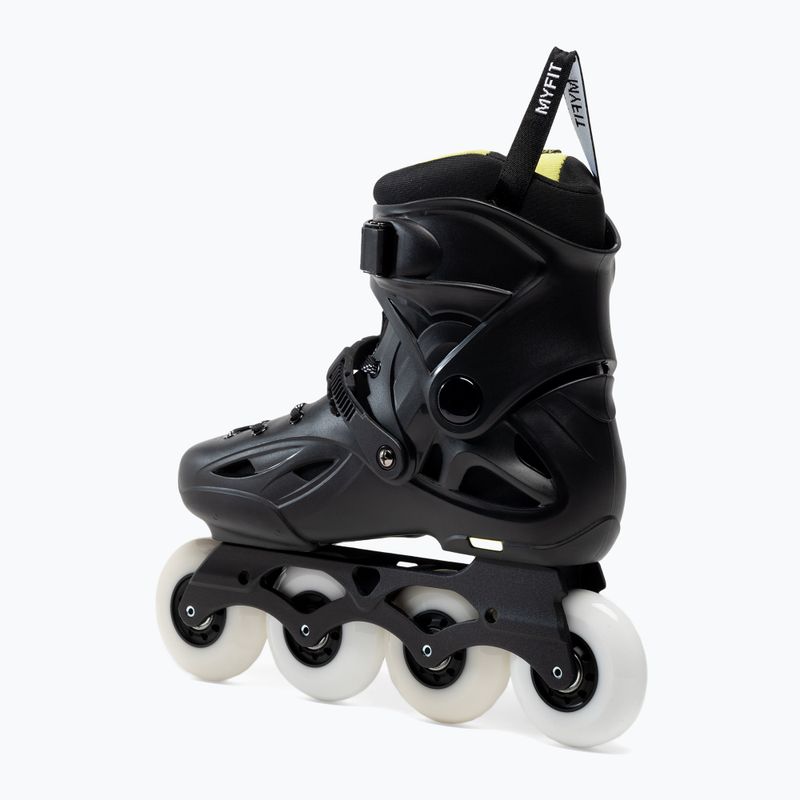Patine pentru bărbați Powerslide Imperial One 80 negru/galben 908376 3