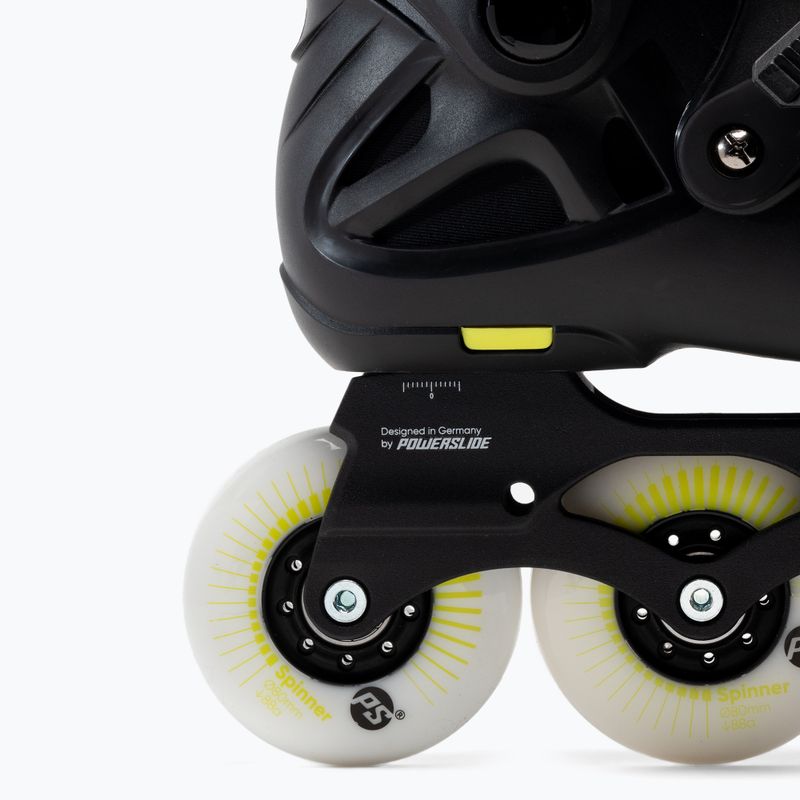 Patine pentru bărbați Powerslide Imperial One 80 negru/galben 908376 7