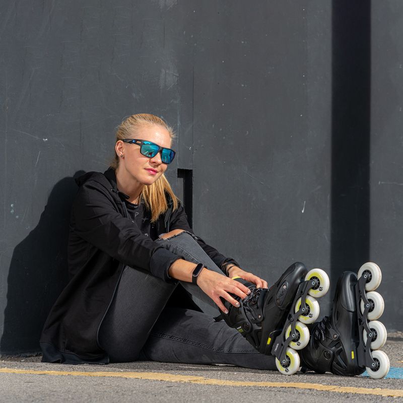 Patine pentru bărbați Powerslide Imperial One 80 negru/galben 908376 9