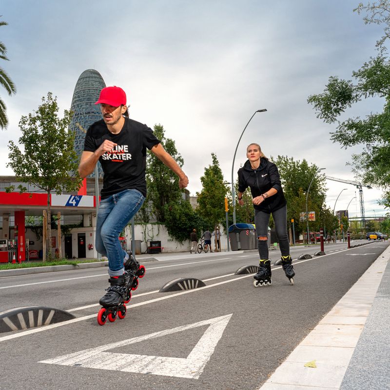Patine pentru bărbați Powerslide Imperial One 80 negru/galben 908376 12