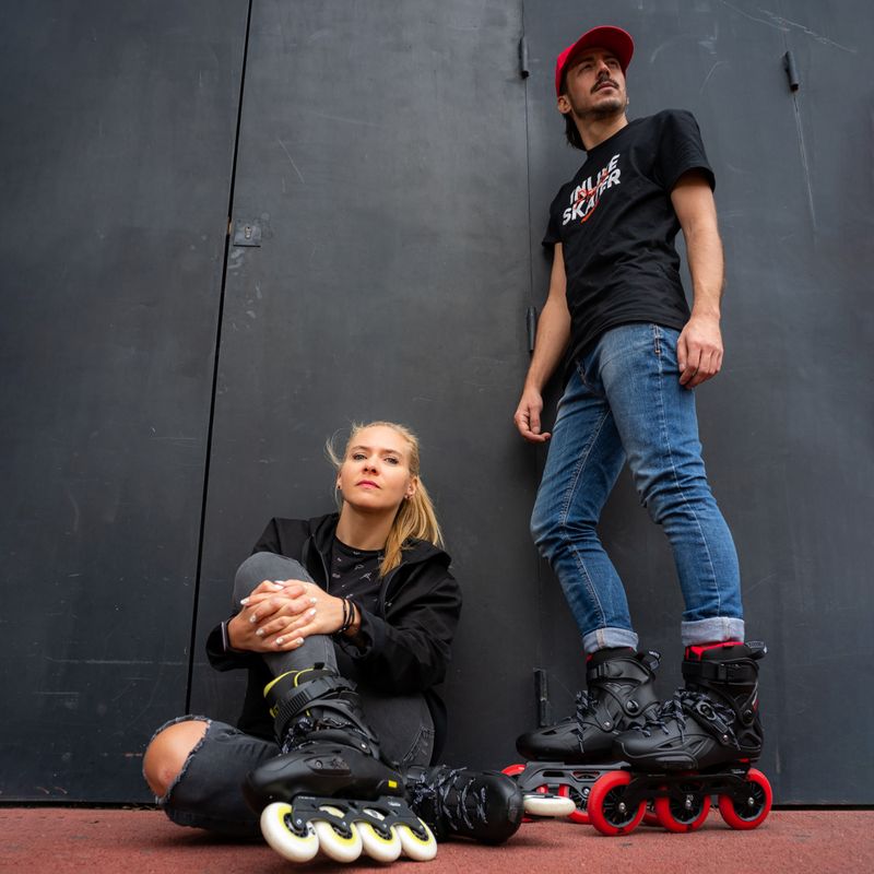 Patine pentru bărbați Powerslide Imperial One 80 negru/galben 908376 13