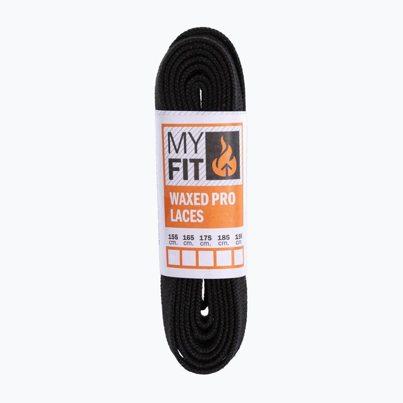 Powerslide Waxed Laces negru 940482 2