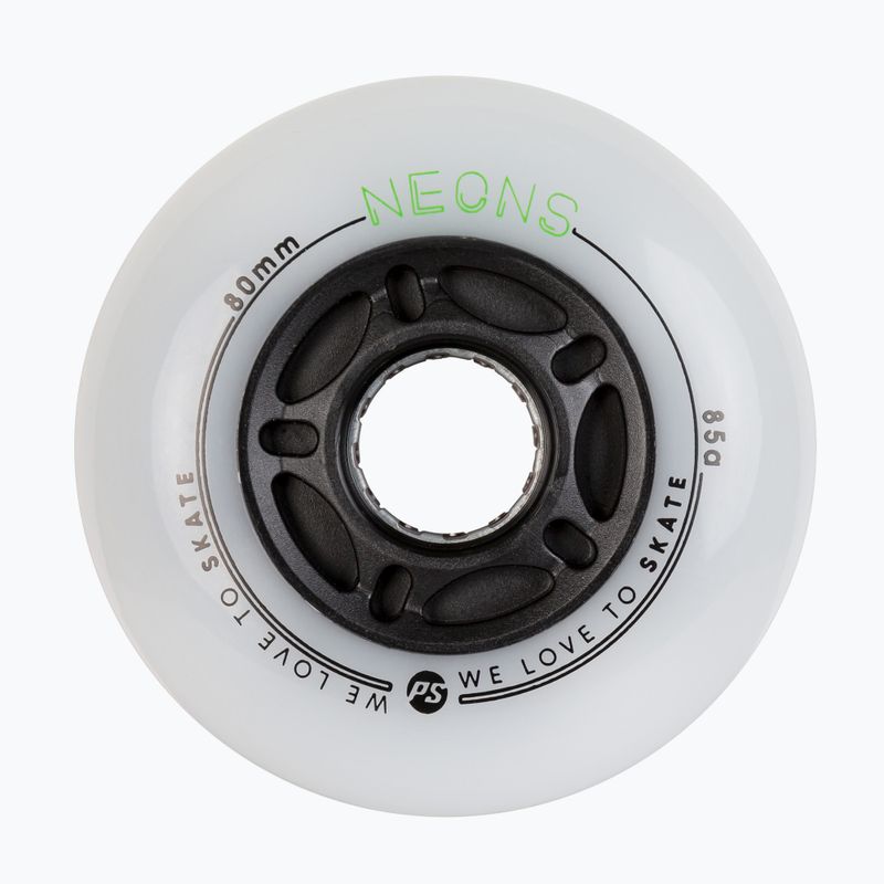 Powerslide Neons 80 mm/85A roți rollerblade 4 buc verde.
