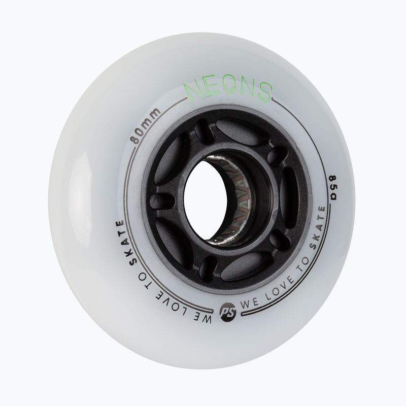 Powerslide Neons 80 mm/85A roți rollerblade 4 buc verde. 2
