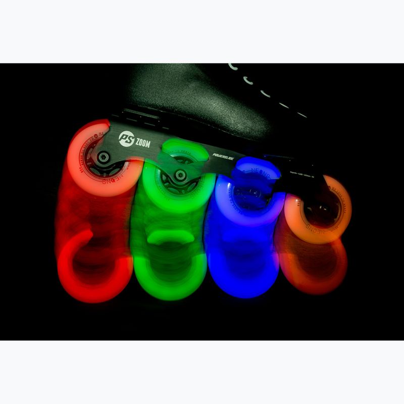 Powerslide Neons 80 mm/85A roți cu role 4 buc roșu. 5