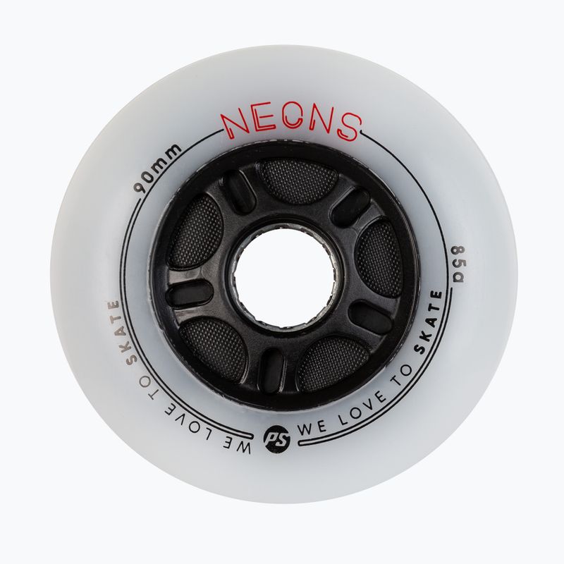 Roți de role Powerslide  Neons 90 mm/85A 4 buc. red