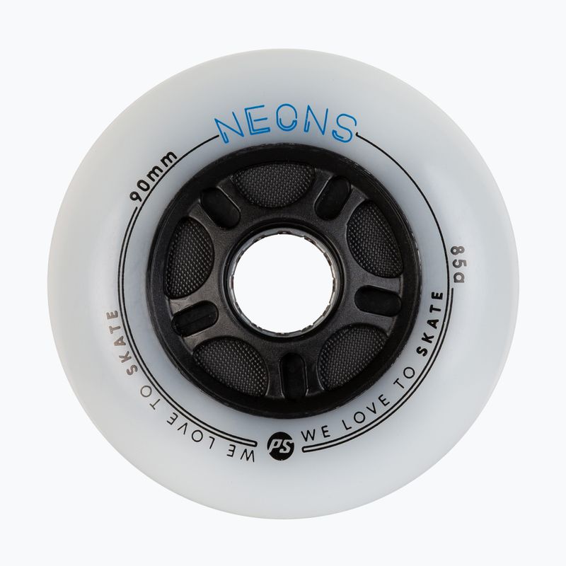 Powerslide Neons 90 mm/85A roți role 4 buc albastru.