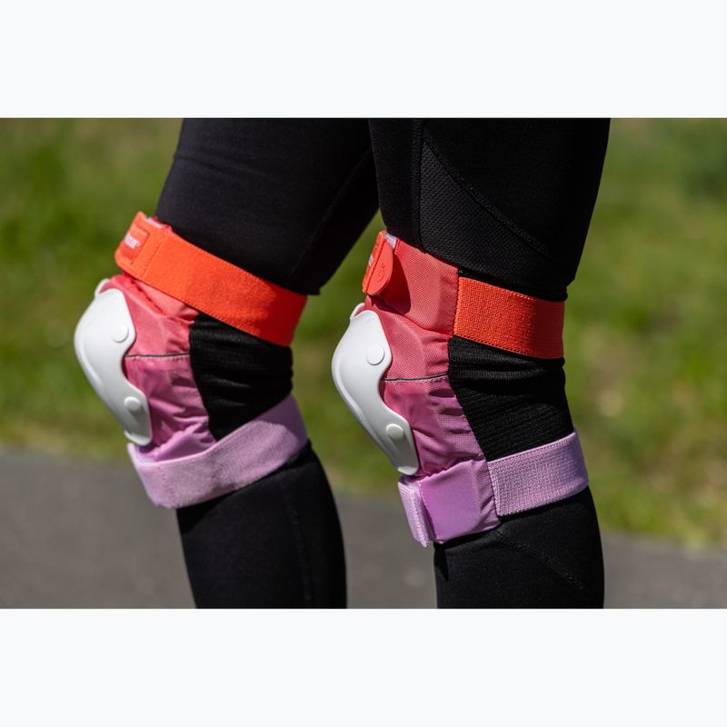 Set de apărători Powerslide Standard Set red/pink 7