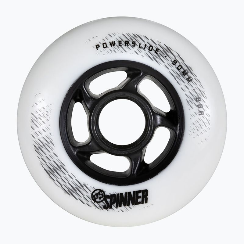 Powerslide Spinner roți pentru role 4 buc. alb 905442