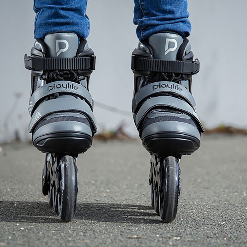 Patine cu role Playlife GT 110 negru/gri pentru bărbați 14