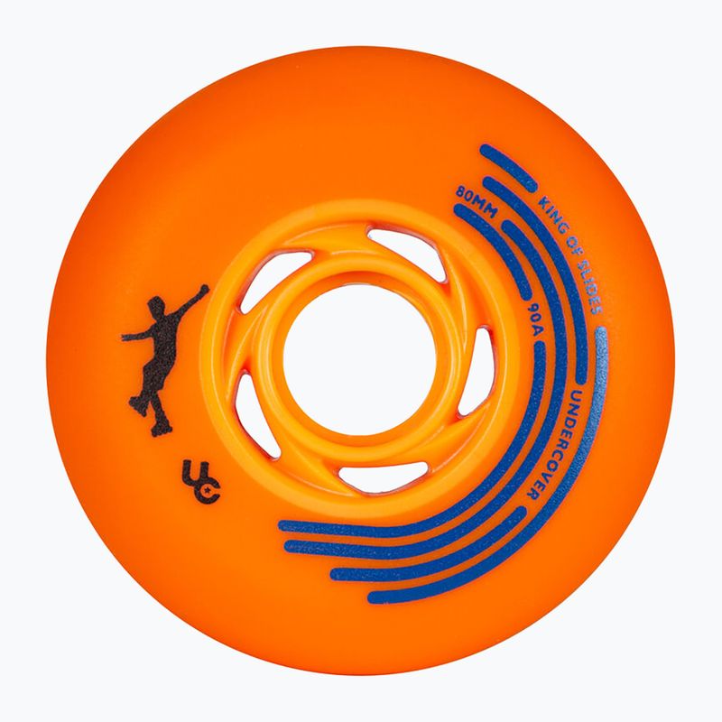 Roți pentru roleUNDERCOVER WHEELS King of Slides 80 mm/90A 4 buc. orange