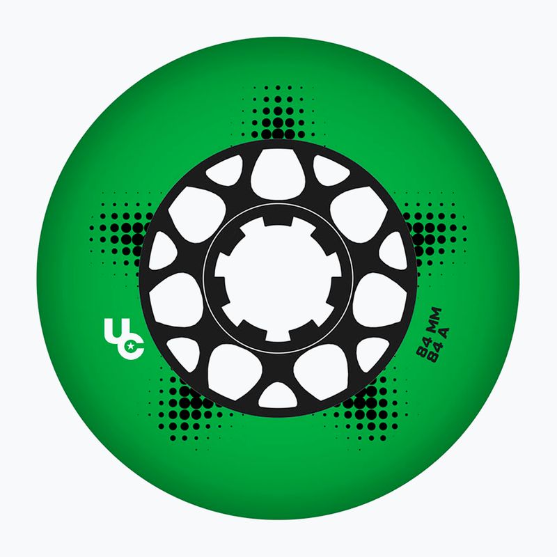 Roți pentru role UNDERCOVER WHEELS Team Pro 84 mm/84A 4 buc. green