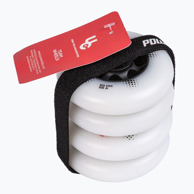 Roți pentru role UNDERCOVER WHEELS Team Pro 90 mm/88A 4 buc. white 2