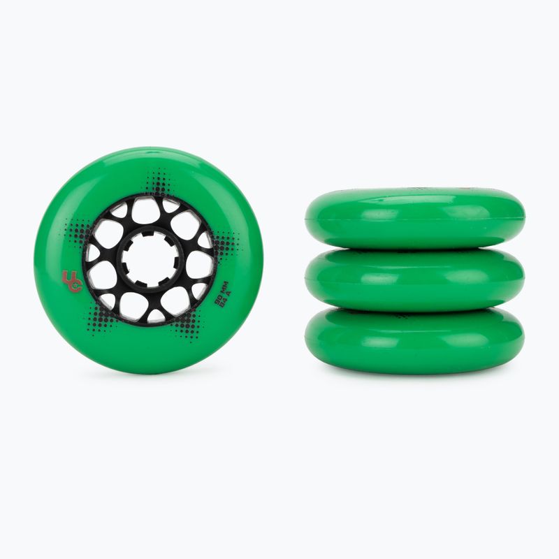 Roți pentru role UNDERCOVER WHEELS Team Pro 90 mm/84A 4 buc. green 2