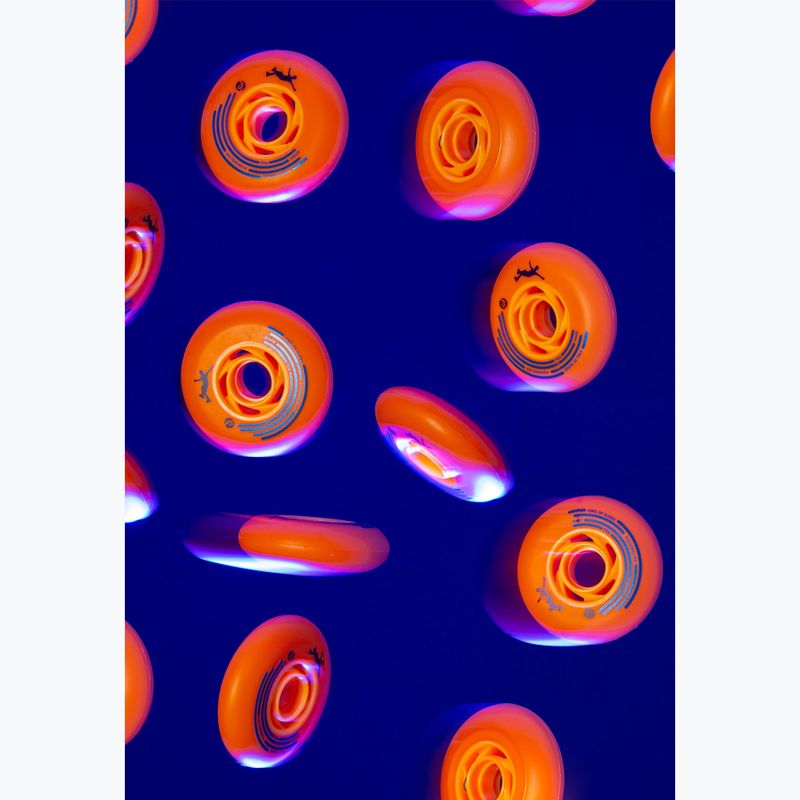 Roți pentru role Powerslide King of Slides 4 pcs. 80 mm/90A orange/orange 4