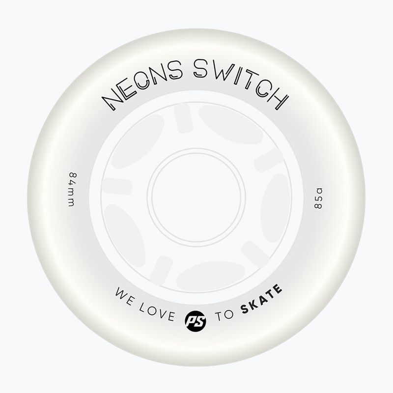 Roți pentru role Powerslide Neons Switch LED 84 mm/85A 4 buc. changing color
