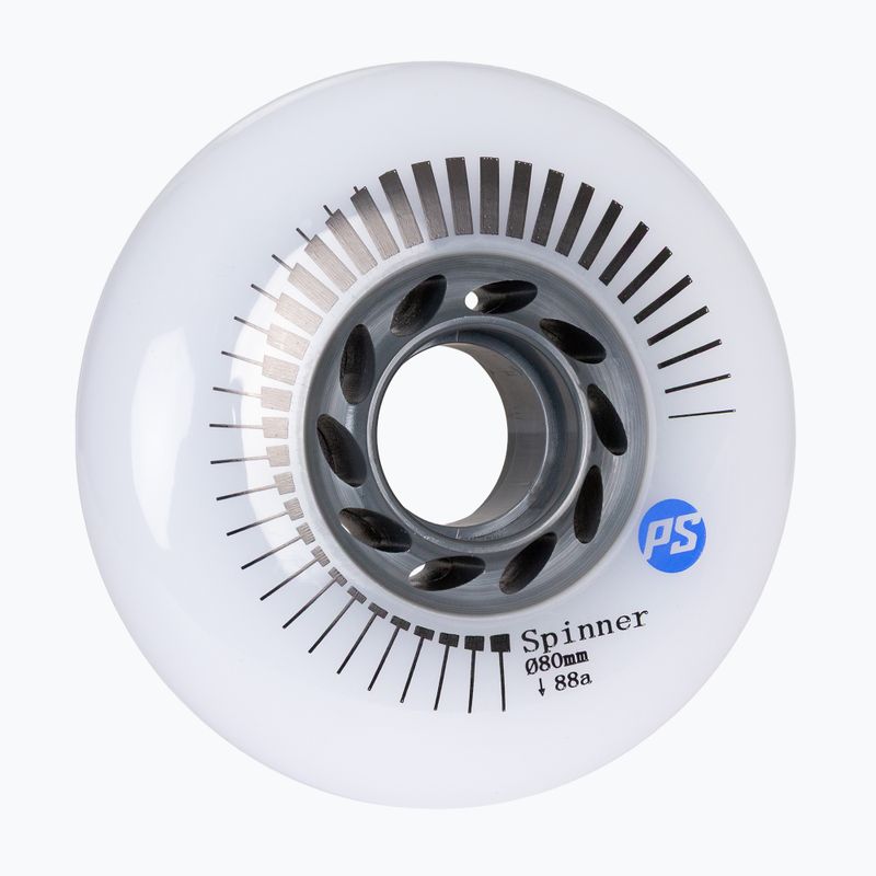 Roți pentru role Powerslide Spinner 80 mm/88A 4 buc. white 2