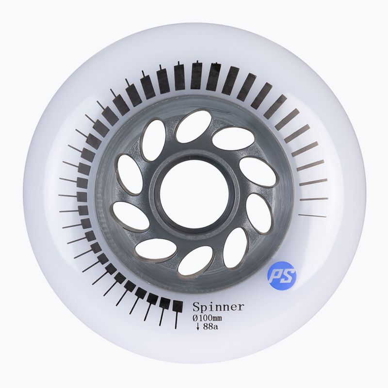 Roți pentru role Powerslide Spinner 100 mm/88A 3 buc. white