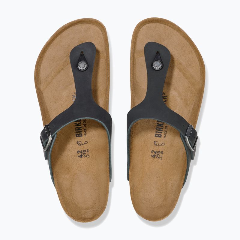 Șlapi BIRKENSTOCK Gizeh Oiled Leather black 3