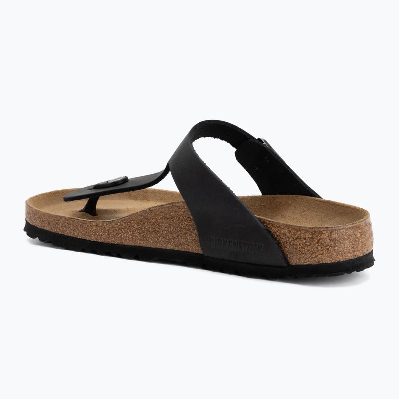 Șlapi BIRKENSTOCK Gizeh Oiled Leather black 3