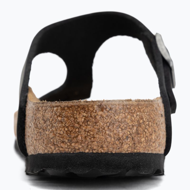 Șlapi BIRKENSTOCK Gizeh Oiled Leather black 6