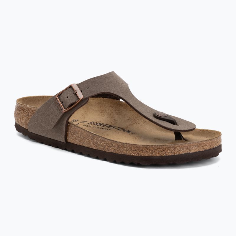 Șlapi BIRKENSTOCK Gizeh Birkibuc Narrow mocca