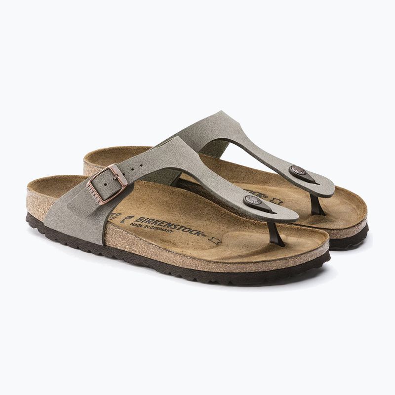 Șlapi BIRKENSTOCK Gizeh Birkibuc Narrow stone 10